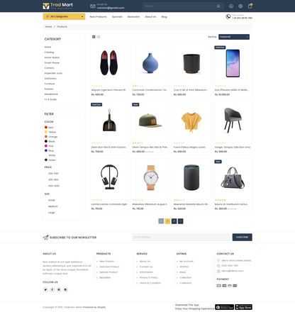 Tradmart - Shopify 2.0 MultiPurpose Responsive Theme