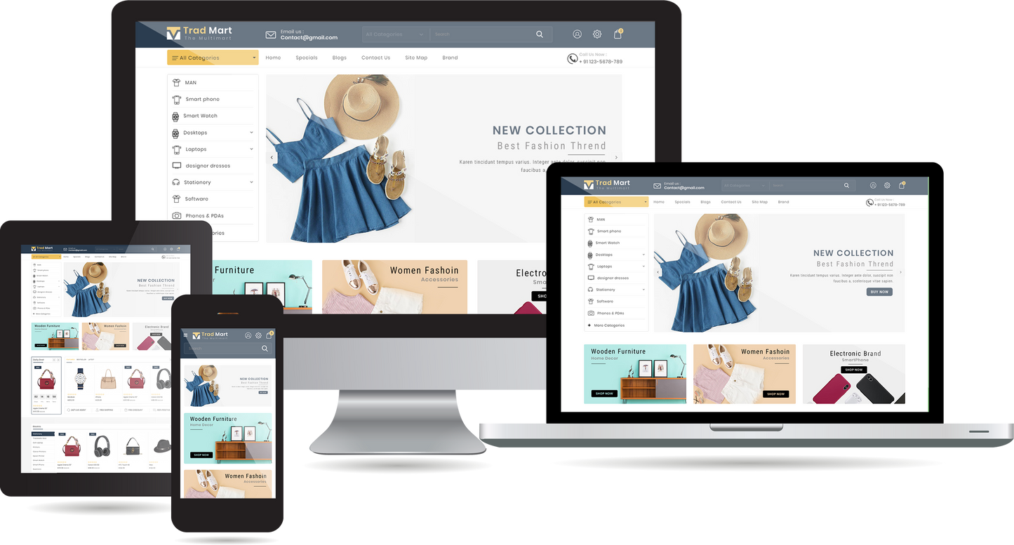 Tradmart - Shopify 2.0 MultiPurpose Responsive Theme