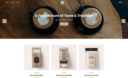 Cafi - Coffee Shop & Cafés Responsive Shopify