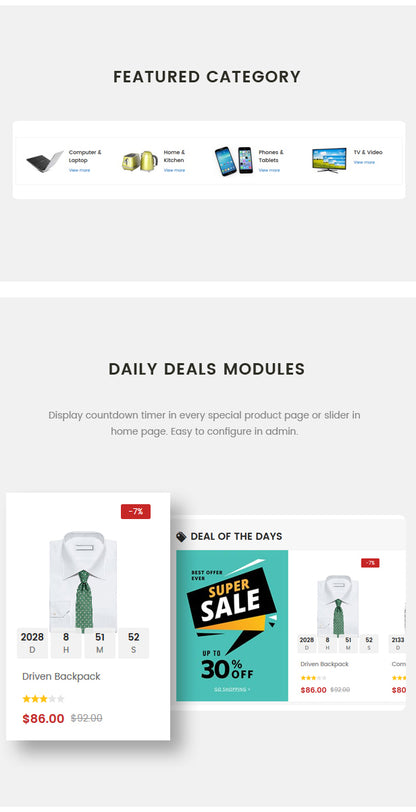 Volga - MegaShop Responsive Shopify Theme - Technology, Electronics, Digital, Food, Furniture