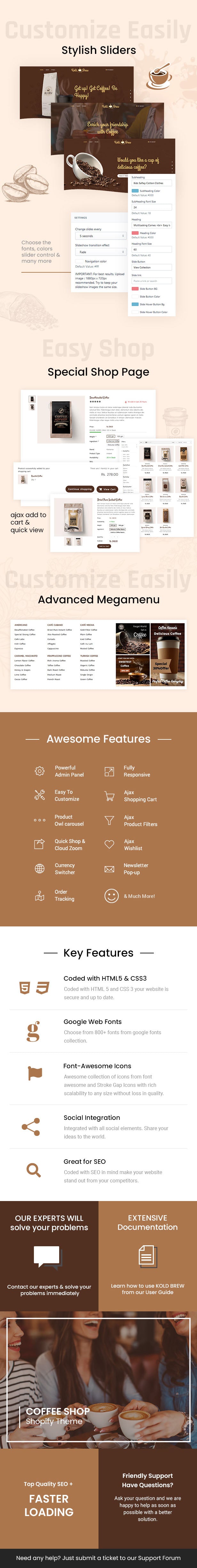 KoldBrew - Coffee Shop Shopify Theme