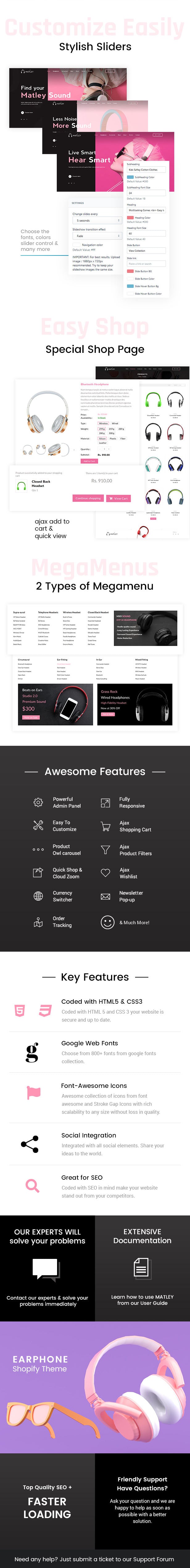 Matley - Headphones & Electronics Store Shopify Theme