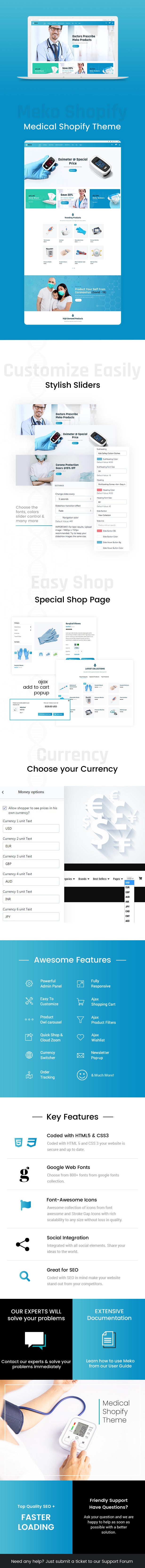 Meko - Medical Store Shopify Theme