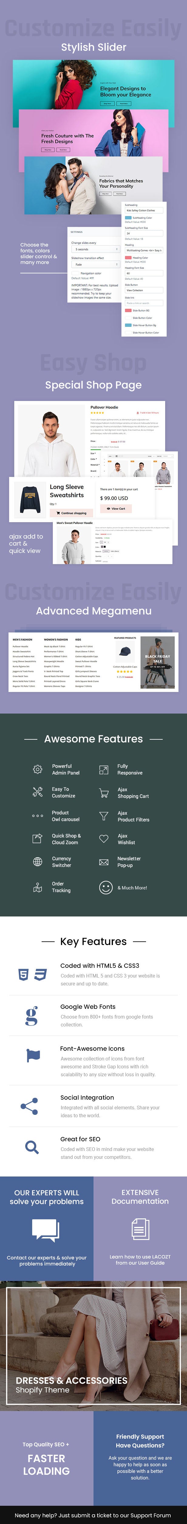 Lacozt - Clothing and Fashion Store Shopify Theme