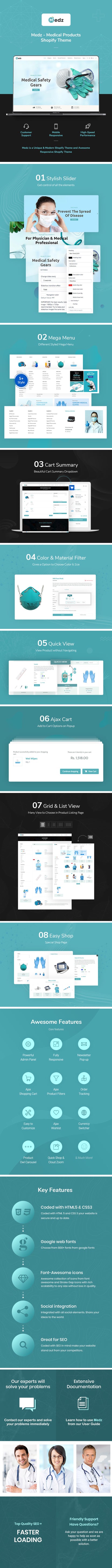 Medz - Medical Products Shopify Theme