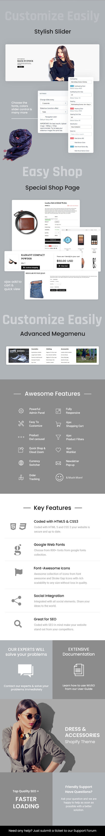 Wuso - Fashion Responsive Shopify Theme