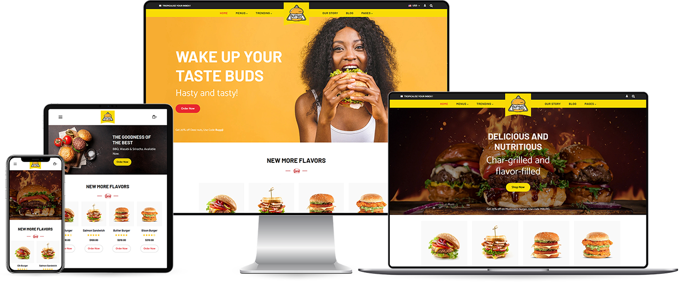 Burgs - Food Delivery eCommerce Shopify Theme