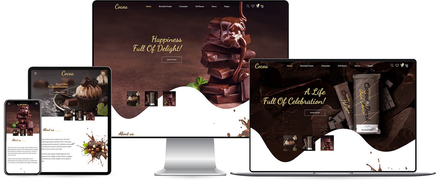 Cocoa - Chocolates Store Shopify Theme