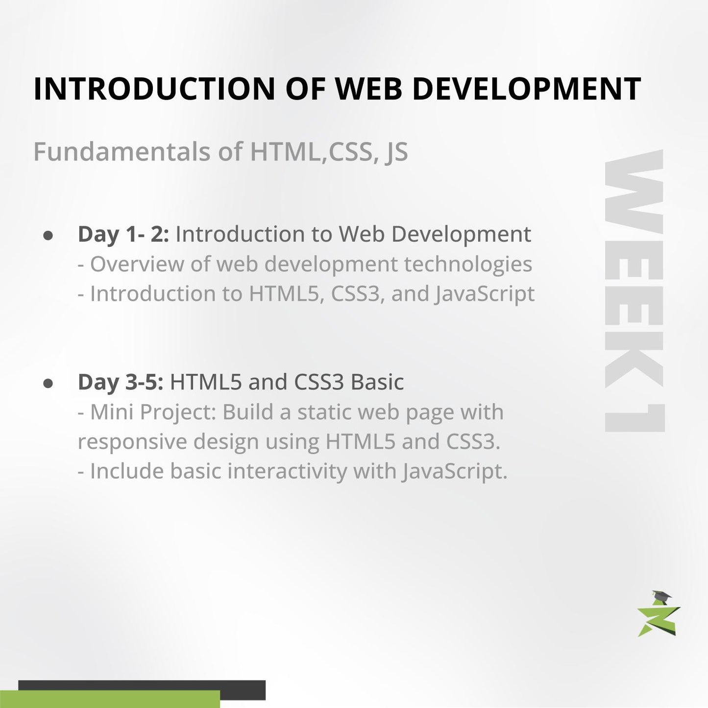 Programme de formation et de stage en développement Web industriel 2024