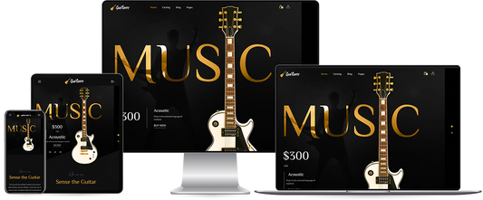 Guitare - Instruments & Music Store Shopify Theme