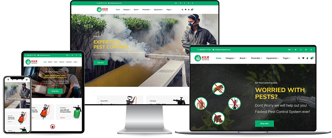 Kilr - Pesticides Store & Services Shopify Theme