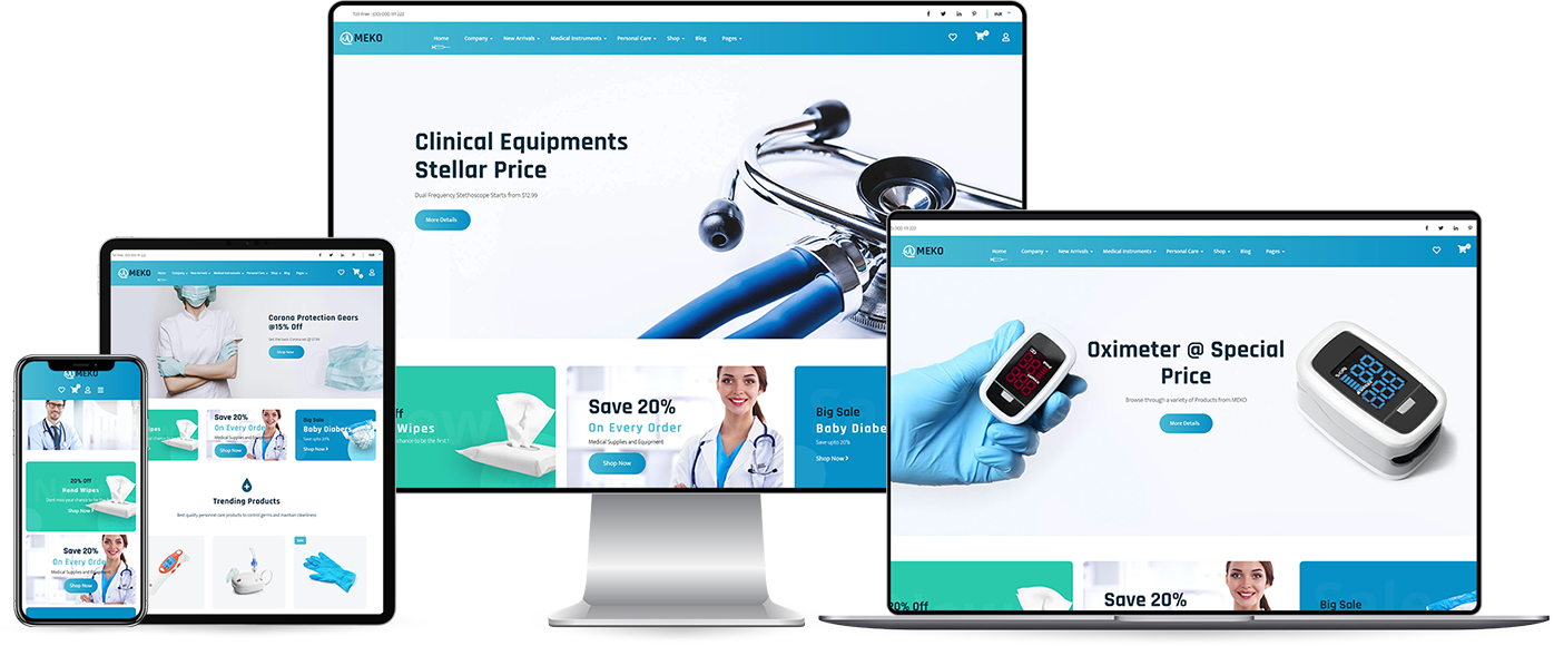 Meko - Medical Store Shopify Theme