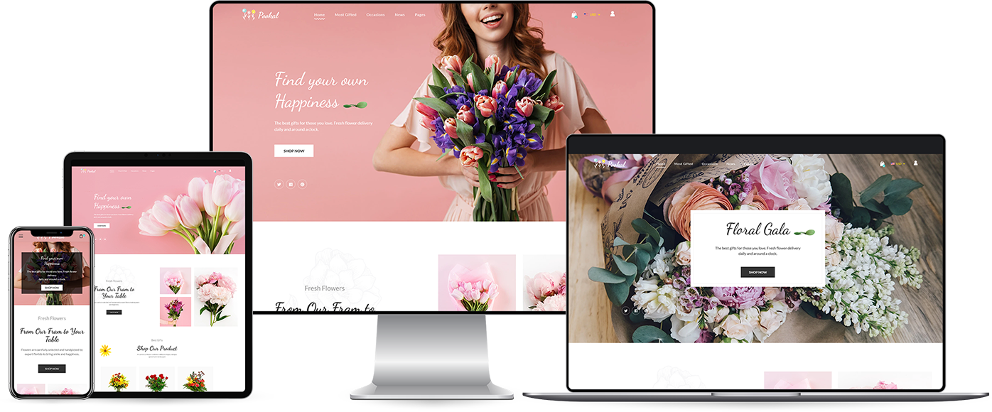 Pookal - Flower Shop & Florist Shopify Theme