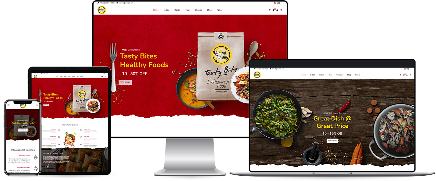 Yummi - Food Delivery Shopify Theme