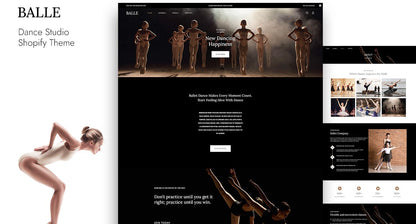 Balle - Course & Dance Studio Shopify Theme