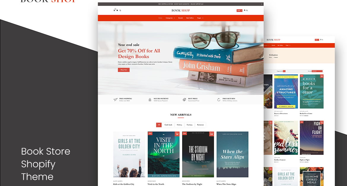 Bookly - Bookstore Shopify Theme