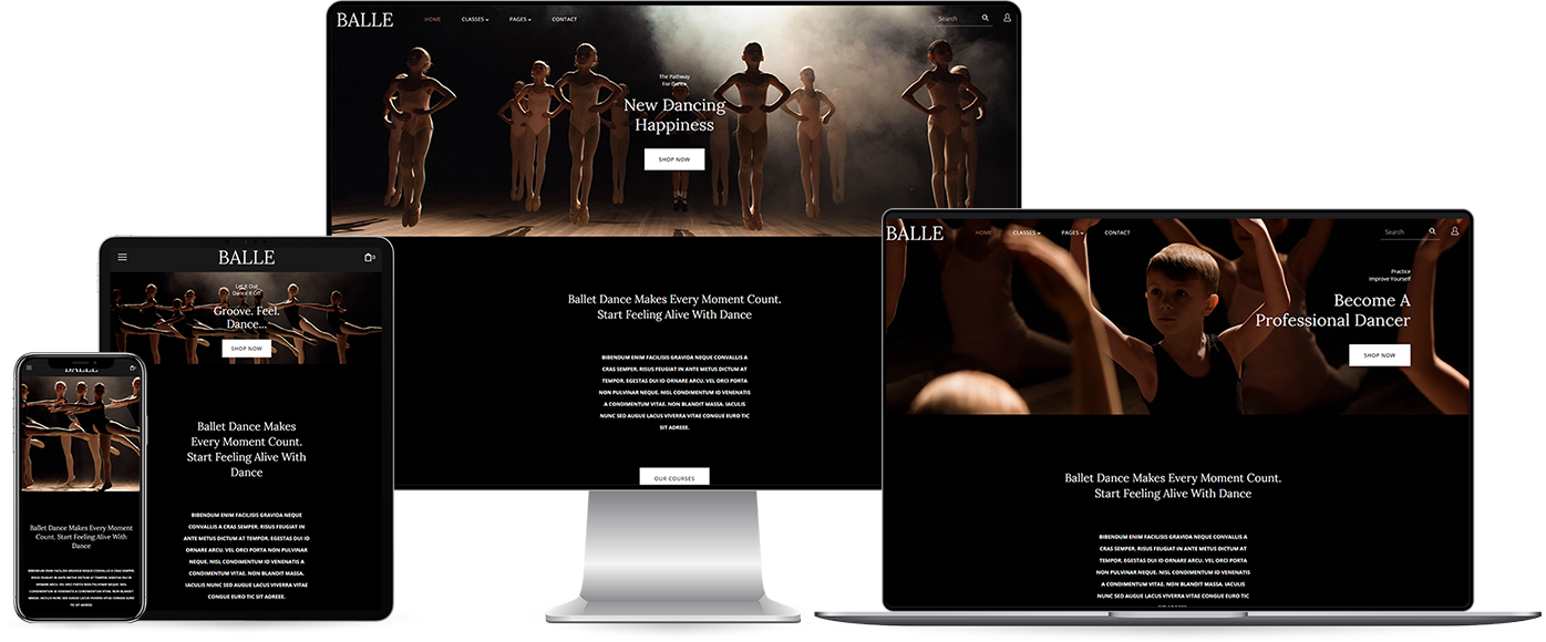 Balle - Course & Dance Studio Shopify Theme