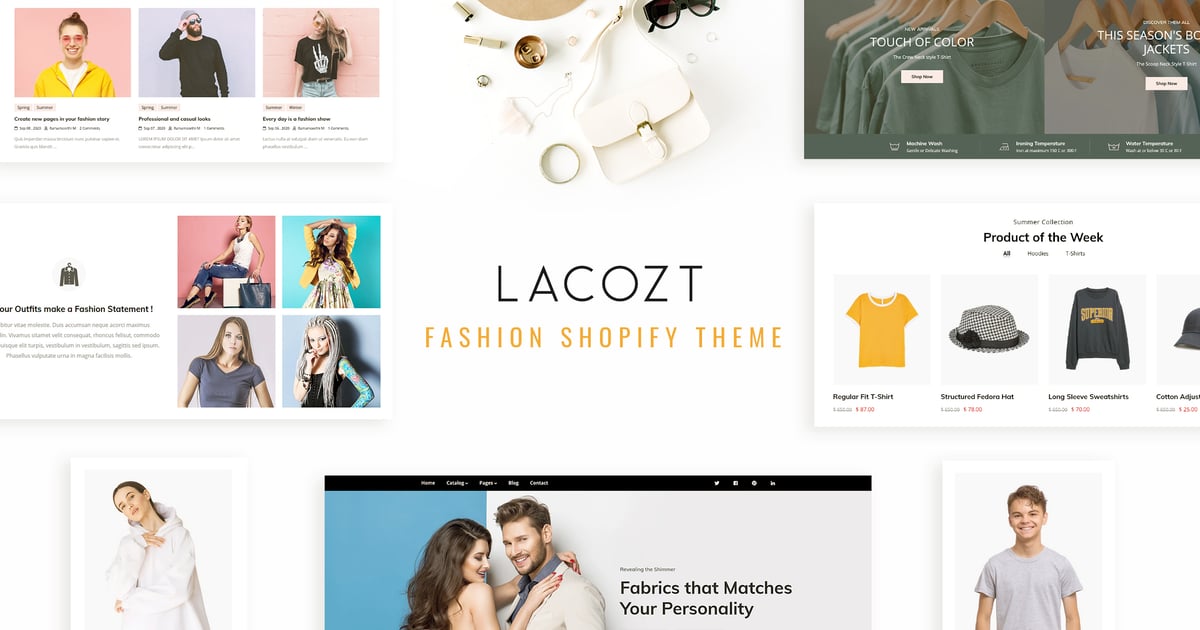 Lacozt - Clothing and Fashion Store Shopify Theme