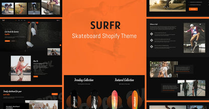 Surfr - Skateboard Single Product Shopify Theme