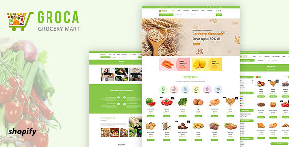 Groca - Grocery & Supermarket Shopify Theme