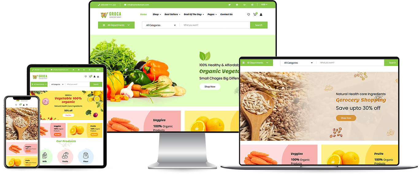 Groca - Grocery & Supermarket Shopify Theme