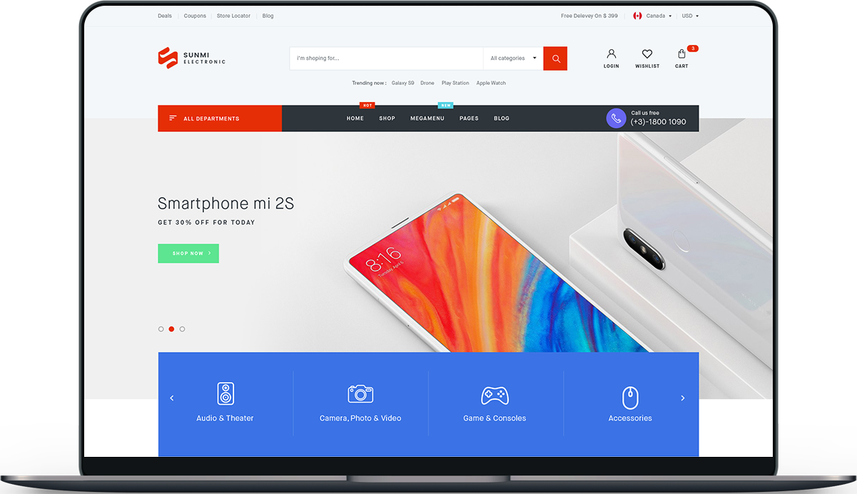 Sunmi - Electronics Responsive Shopify Theme
