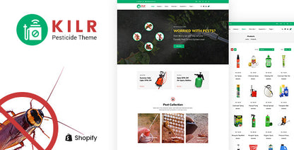 Kilr - Pesticides Store & Services Shopify Theme