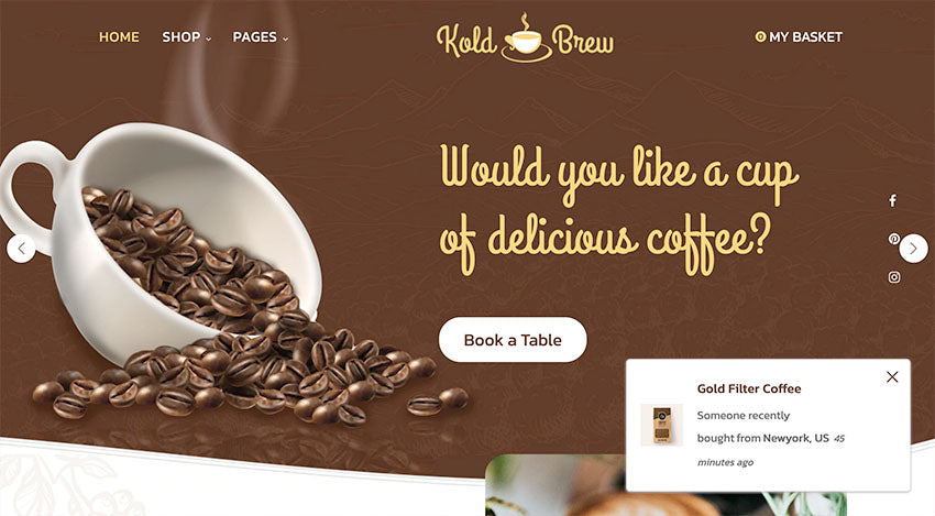 KoldBrew - Coffee Shop Shopify Theme