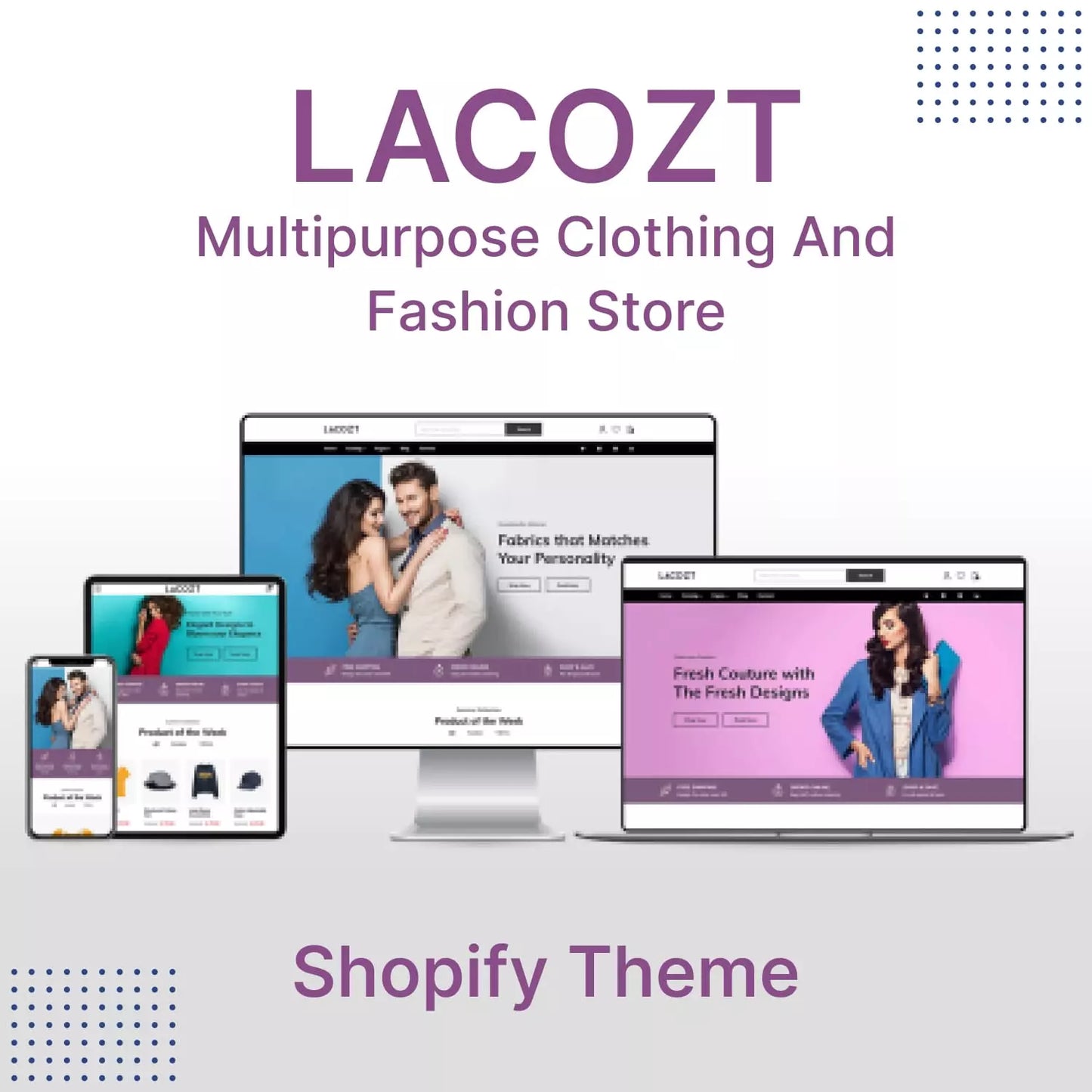 Lacozt - Clothing and Fashion Store Shopify Theme