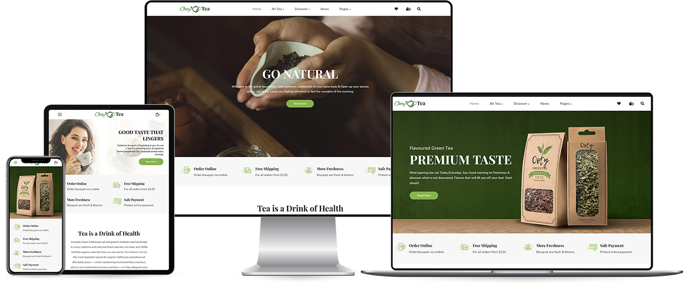 Ooty - Organic Tea Store Shopify Theme