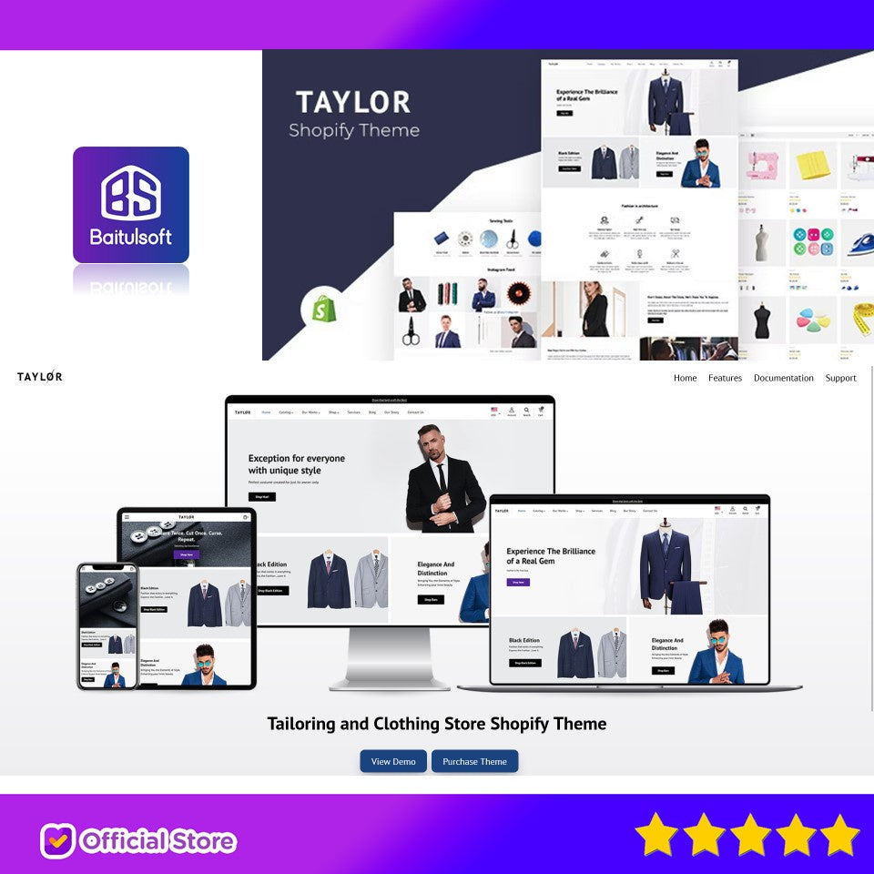 Taylor - Modern Shopify Fashion Theme