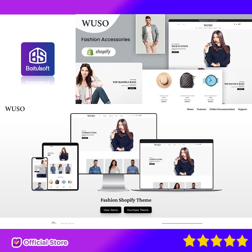 Wuso - Fashion Responsive Shopify Theme