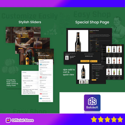 Kong - Alcohol, Beer & Liquor Store Shopify Theme