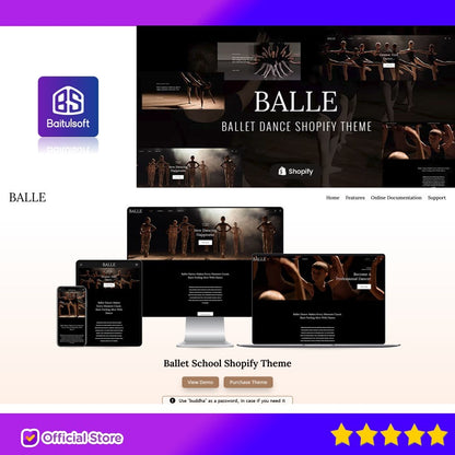 Balle - Course & Dance Studio Shopify Theme