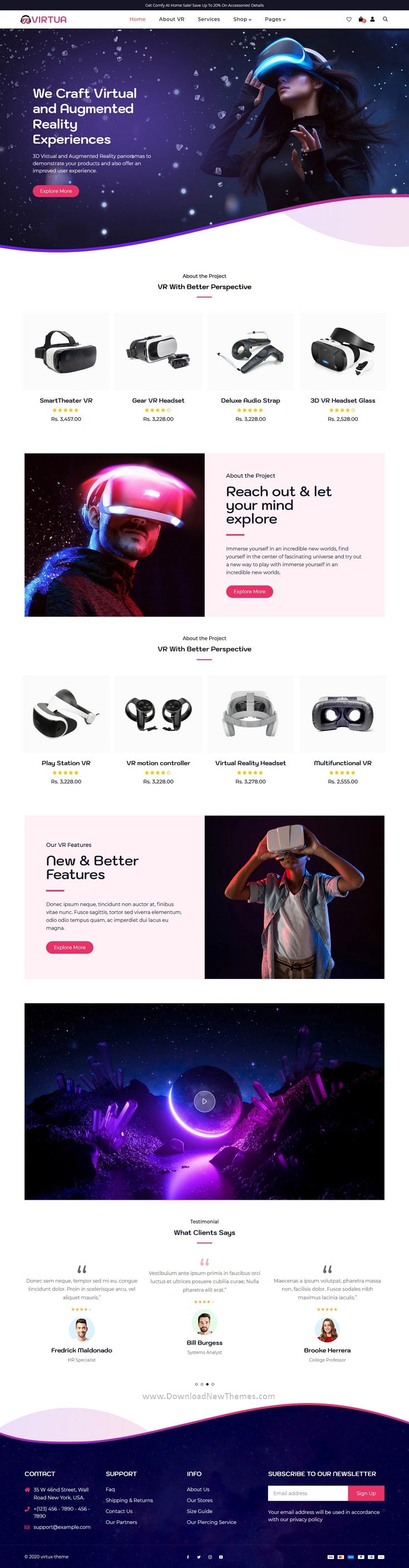 Virtux - One Product Store Shopify Template